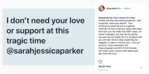 Del Instagram de Kim Cattrall
