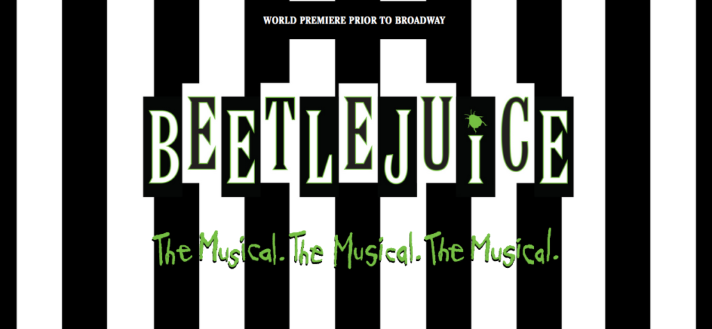 Del sitio oficial del musical de Beetlejuice
