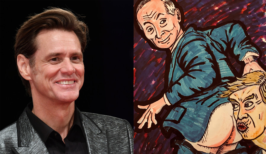 15 pinturas de Jim Carrey que dicen lo que todos pensamos