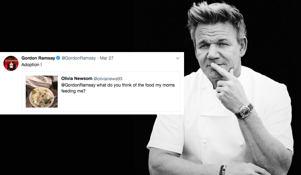 #LOL Gordon Ramsay ahora destruye platillos en Twitter