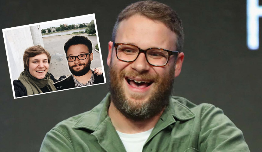 Esta mujer viajando con un Seth Rogen de cartón es increíble