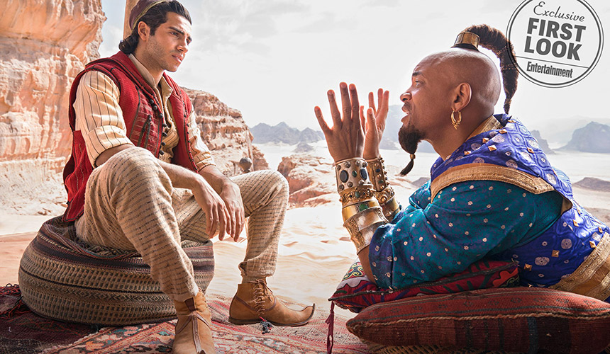 Ya salieron las primeras imágenes de Aladdin