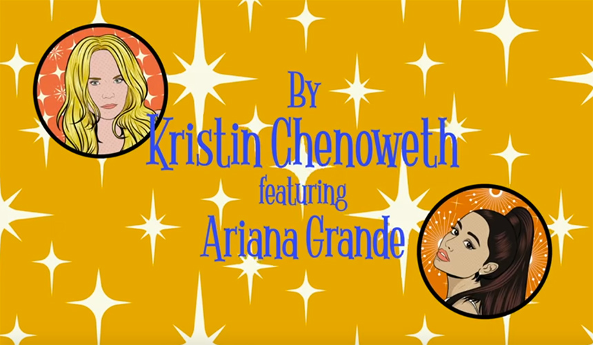 Sí, Ariana Grande hizo un dueto con Kristin Chenoweth