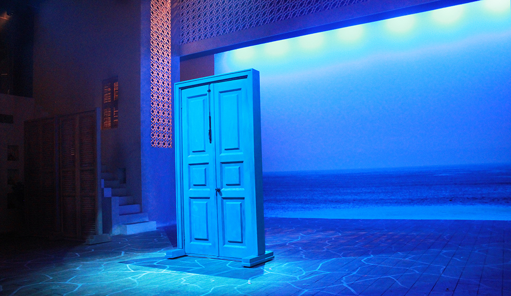 Mamma Mia! escenografía en el Teatro de los Insurgentes