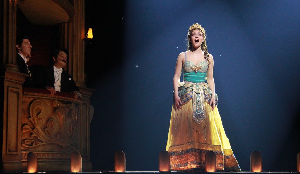 El Fantasma de la Ópera, Lina de la Peña y Edward Salles