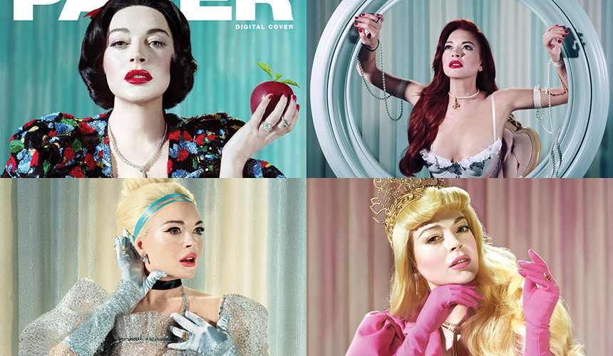 Lindsay Lohan se transforma en las Princesas Disney