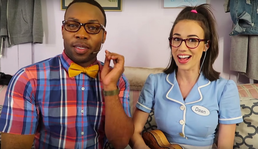 El dueto de Todrick y Miranda Sings para Waitress